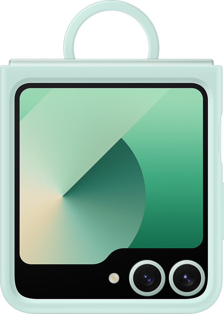 

Чехол для телефона Samsung Silicone Case Galaxy Z Flip6 (мятный)