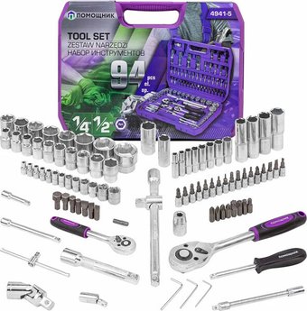 Универсальный набор инструментов Помощник 4941-5 (94 предмета)
