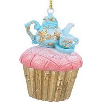 Елочная игрушка Gisela Graham Fairy Tales Пирожное с чайником 16383_2 в Солигорске