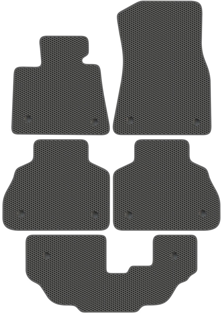 

Комплект ковриков для авто Alicosta BMW X7 I (suv 7 мест / G07) 2018 - Н.В. +3 ряд (серый)