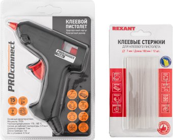 Термоклеевой пистолет Rexant ПК01 12-1701
