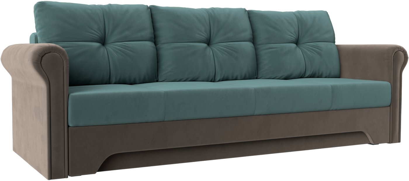 

Диван Лига диванов Европа 110347 (велюр, бирюзовый/коричневый)