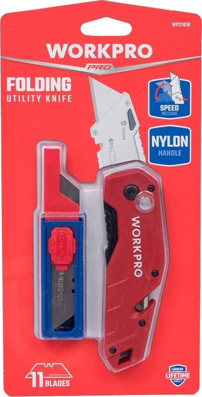 

Нож строительный Workpro WP211018