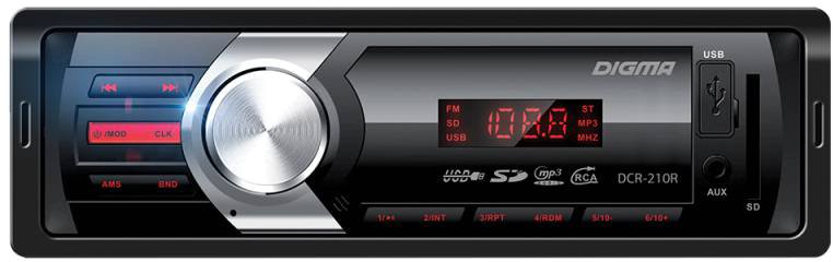 

USB-магнитола Digma DCR-210R