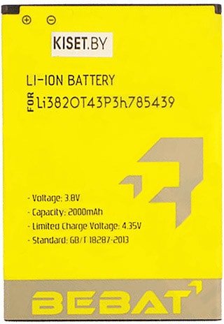 

Аккумулятор для телефона Bebat LI3820T43P3H785439