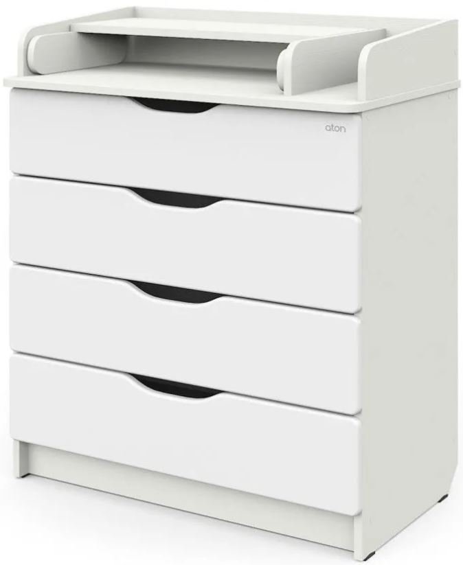 

Детский комод Атон Мебель Сириус-2 804 Wood (белая Аляска)