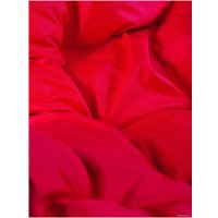 Подвесное кресло M-Group Для двоих Люкс 11510406 (черный ротанг/красная подушка)