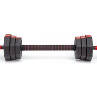 Набор гантелей с грифом для штанги VictoryFit VF-DН200 2x10 кг