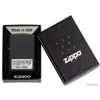 Зажигалка Zippo License Plate Black Matte 48689