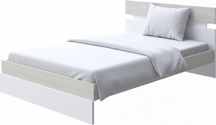 

Кровать PROxSON Milton 80x190 (дуб шамони светлый 124/белый)