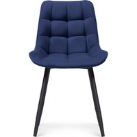Стул Notta Челси (велюр синий/черный)