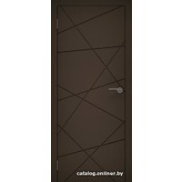 Межкомнатная дверь Юни Эмаль 13 60x200 (графит)