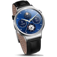 Умные часы Huawei Watch Classic Stainless Steel with Black Suture Leather Strap