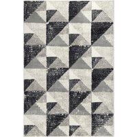 Ковер для жилой комнаты Ikea Тиллфарт 505.659.06 1.6x2.3 (треугольник/серый)
