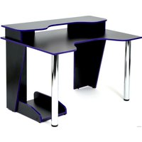 Стол TetChair Strike-1 120 Neo (черный/синяя кромка)