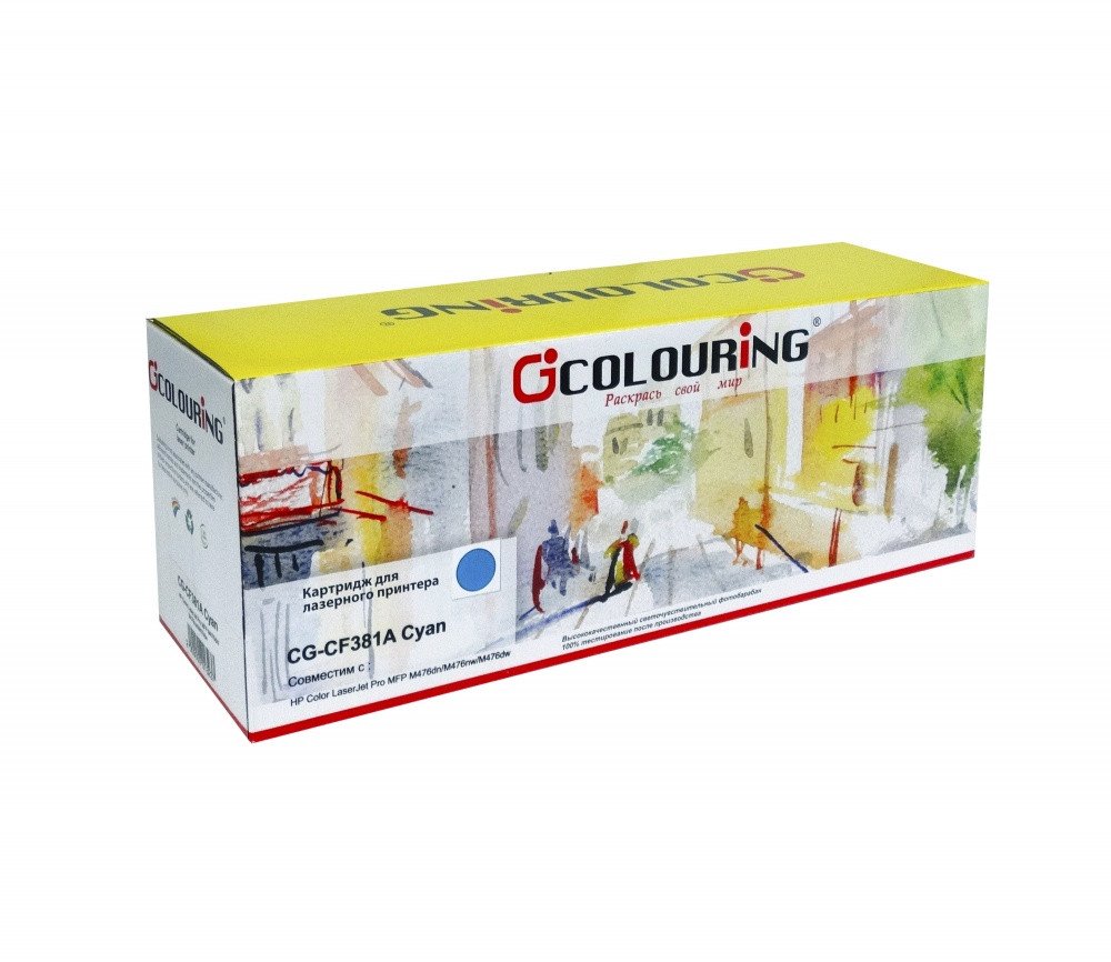 

Картридж Colouring CG-CF381A (аналог HP 312A (CF381A))