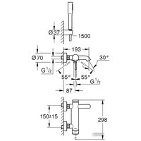 Смеситель Grohe Essence New 33628001