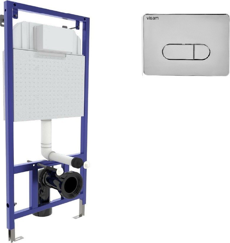 

Инсталляция для унитаза Visam Slim 525 с кнопкой D3 EX-040233 (хром глянец)