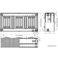 Стальной панельный радиатор Лидея ЛУ 30-506 500x600