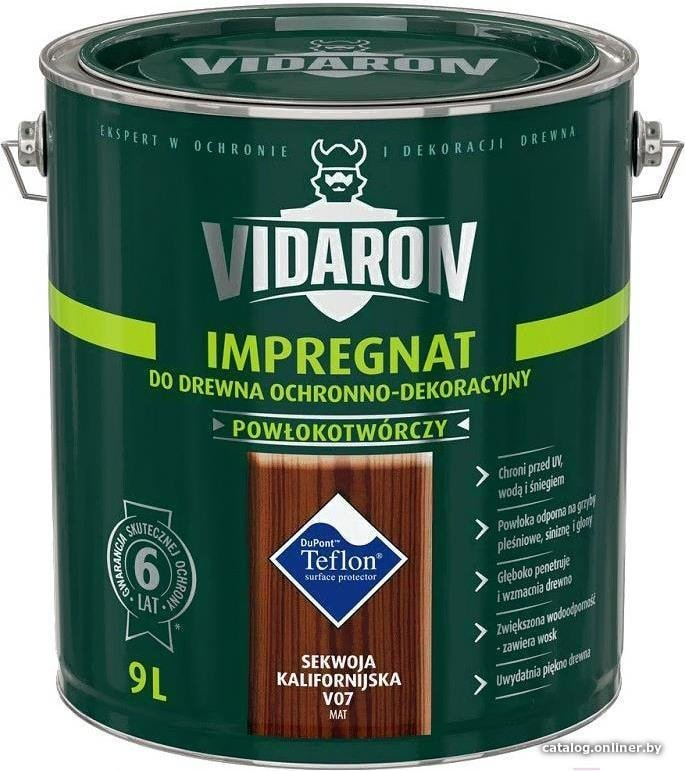 Пропитка Vidaron Impregnant V07 9 л (калифорнийская секвойя)