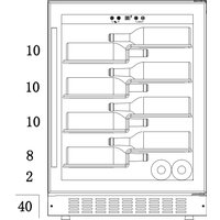 Винный шкаф Temptech PRESPROX60SRB