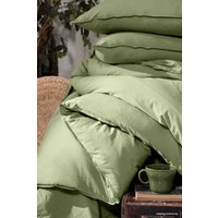 1.5-спальный комплект постельного белья Arya Natural Stone Washed 8680943227263 (зеленый)