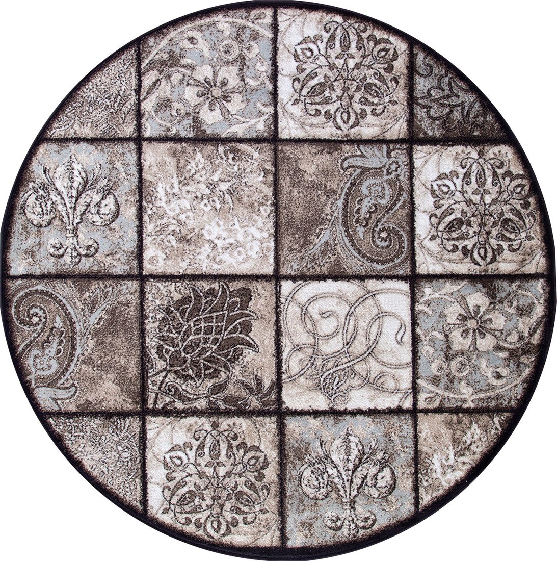 

Ковер для жилой комнаты Merinos Valencia Deluxe d328-DAIRE-BROWN (1.5х1.5)