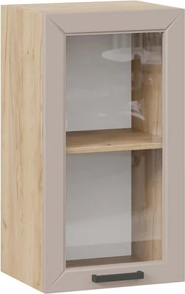 

Шкаф навесной Трия Лорас 1ВВ45С с одной дверью (дуб крафт золотой/холст латте)