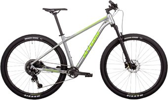 Велосипед Atom Bion Nine 150 L 2024 (DarkSilver/Green)