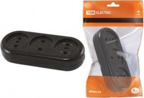 

Розетка TDM Electric Ретро SQ1806-0104 (черный)