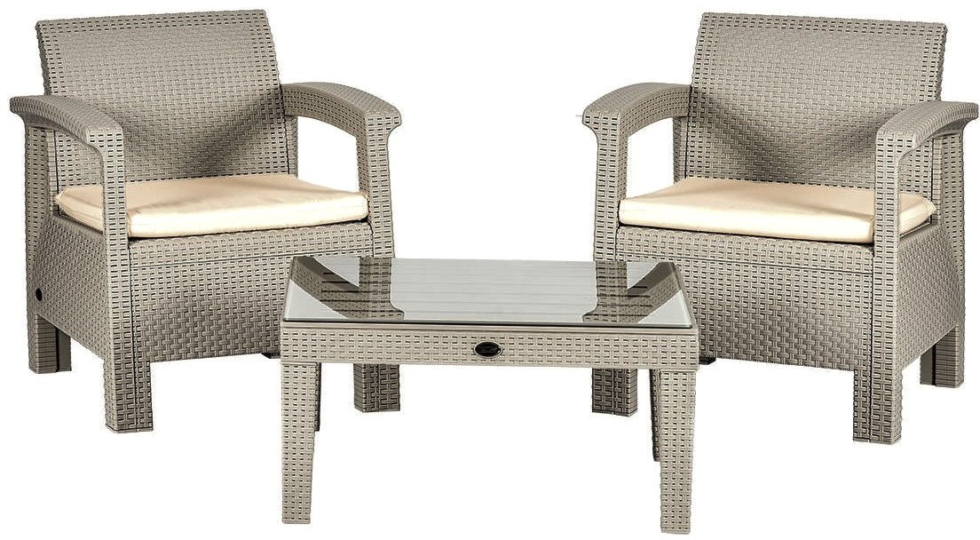 

Набор садовой мебели Irak Plastik California Balcon Set HK950 (серый)