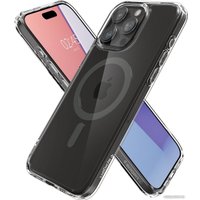 Чехол для телефона Spigen Ultra Hybrid (MagFit) для iPhone 15 Pro Max ACS06577 (серый)