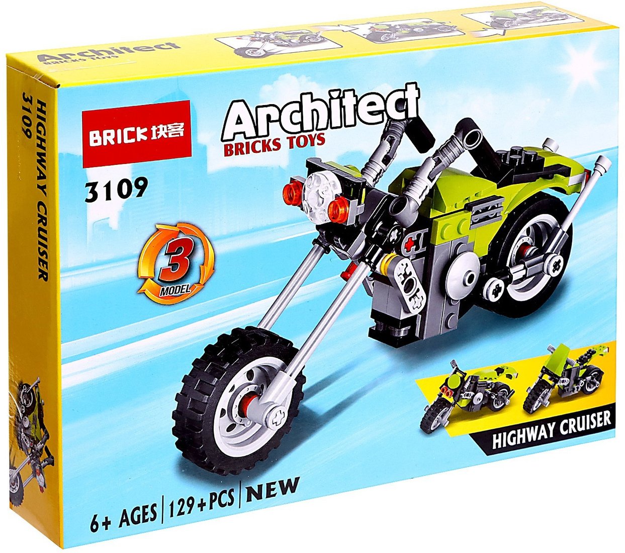 

Конструктор Brick Мотоцикл 2588841