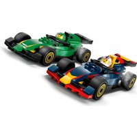 Конструктор LEGO City 60445 Грузовик F1 с болидами RB20 и AMR24 F1