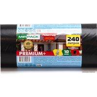 Пакеты для мусора Mirpack Premium+ 45 мкм 240 л (10 шт)