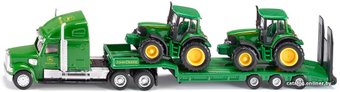 Siku John Deere Тягач с 2 тракторами 1837