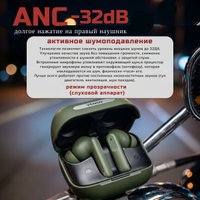 Наушники Venso VT-711 ANC (зеленый)