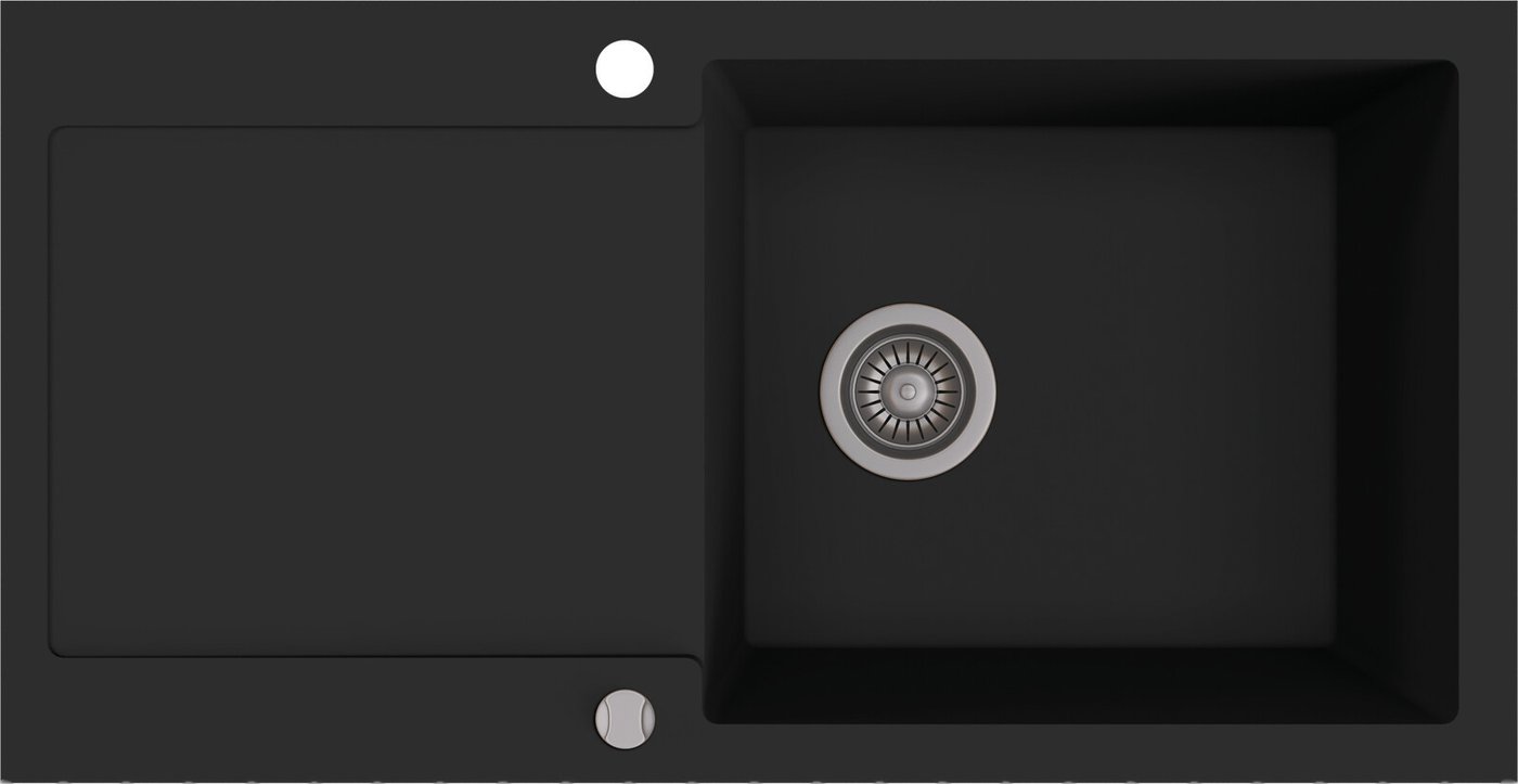 Кухонная мойка Kernau KGS H 6097 1B1D Deep Black
