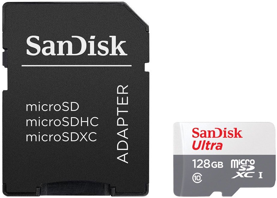 

Карта памяти SanDisk Ultra microSDXC SDSQUNR-128G-GN3MA 128GB (с адаптером)