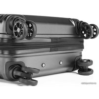 Чемодан-спиннер Verage Crust 17106-1+ 55 см (черный)