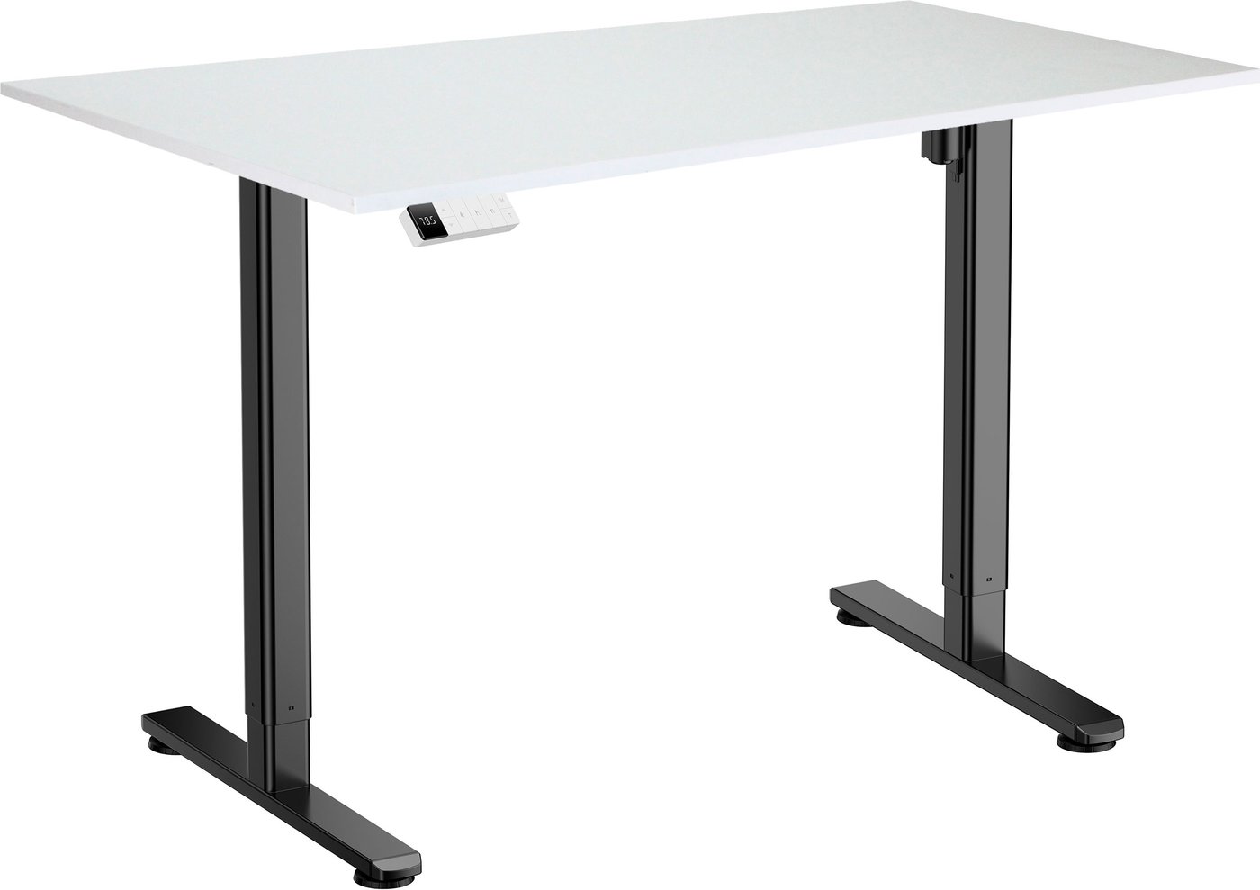 

Стол для работы стоя ErgoSmart Electric Desk Slim 1200х650х18 мм (альпийский белый/черный)