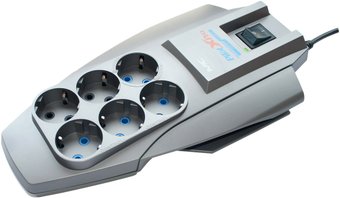 ZIS Pilot XPro 6 розеток, 7 м, серебристый