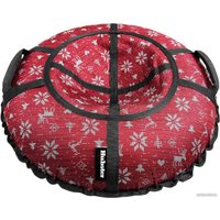 Тюбинг Hubster Люкс Pro S 110 см (тундра, бордовый)