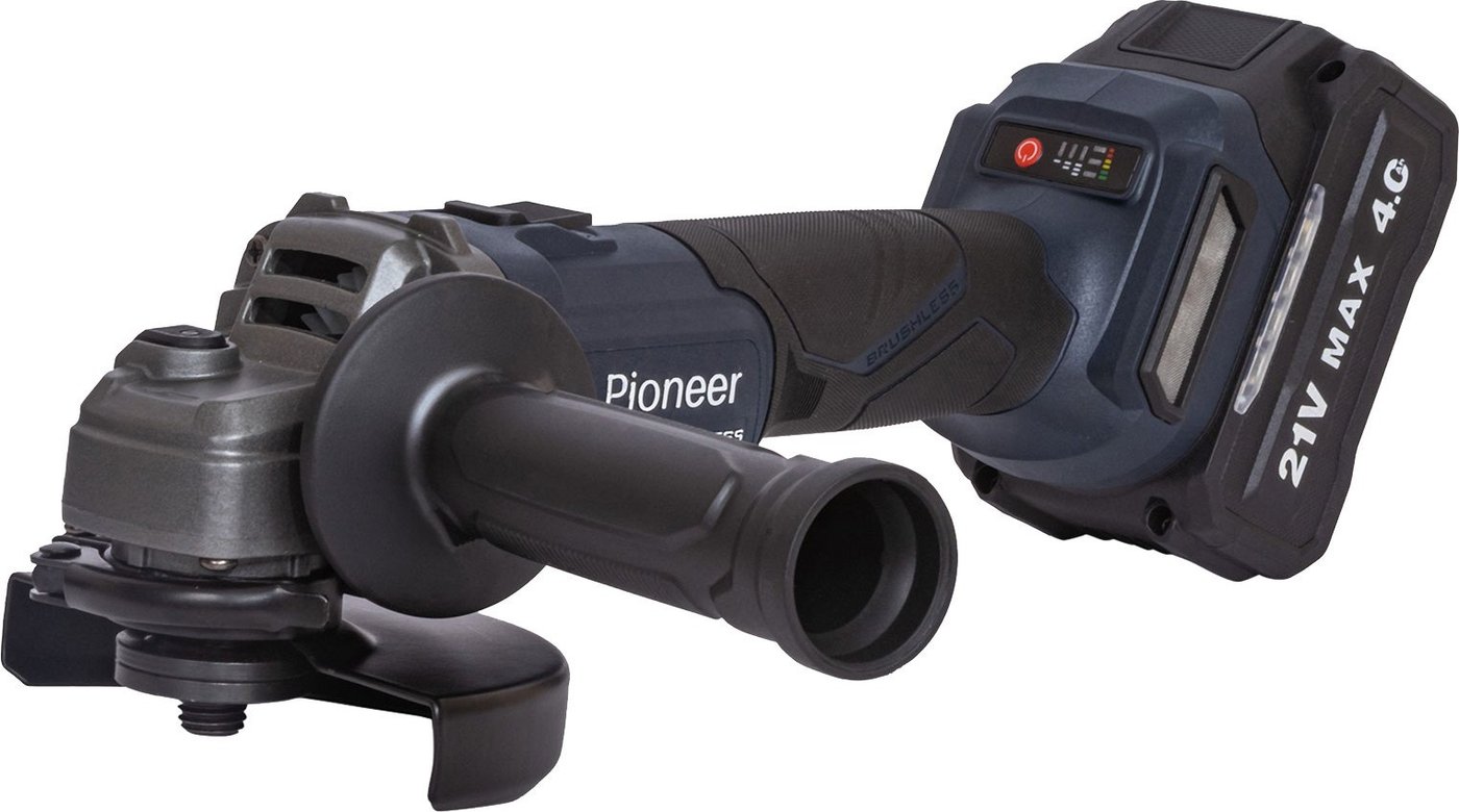 

Угловая шлифмашина Pioneer Tools AG-E20V-125-01B (с 1-им АКБ, кейс)
