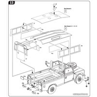 Сборная модель Italeri 6542 Внедорожник Land Rover Series III 109 Guardia Civil