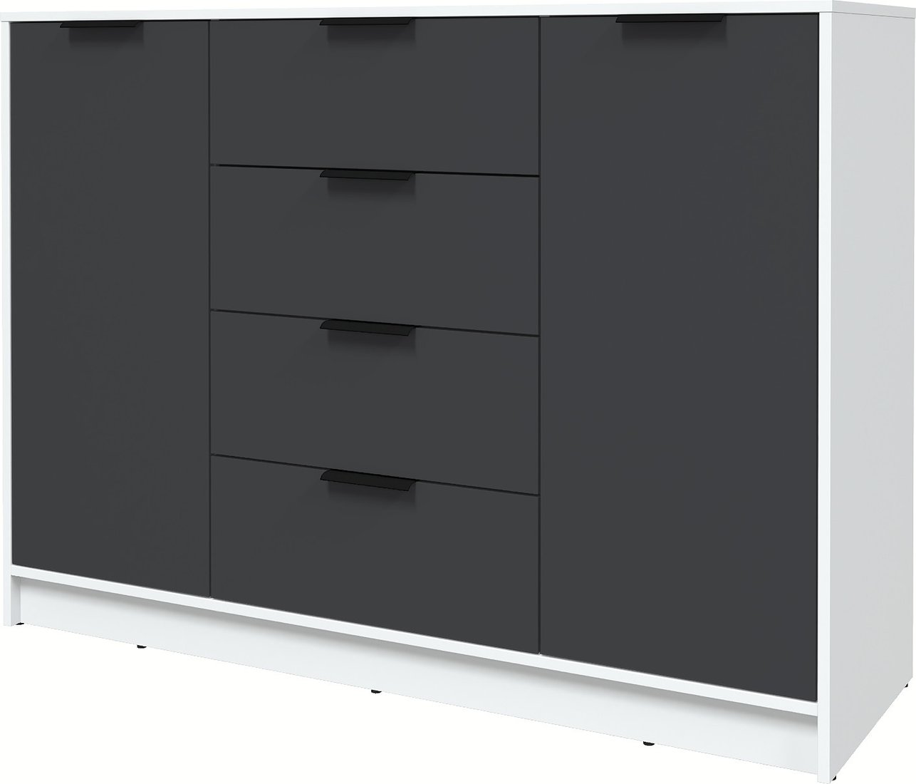 

Тумба Интерлиния Концепт КТ-Т140 Глосс (белый платинум/пепел)