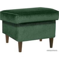 Пуфик Signal Ron K Velvet (зеленый/венге)