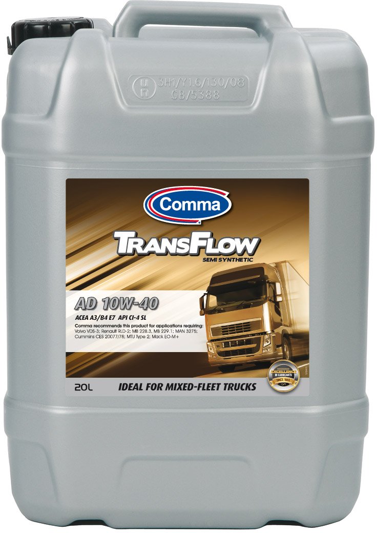 

Моторное масло Comma Transflow AD 10W-40 20л