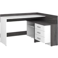 Стол Премиум Персона-2 (ясень анкор темный/белый)