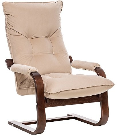 

Кресло-качалка Импэкс Leset Оливер (орех текстура/V 18)